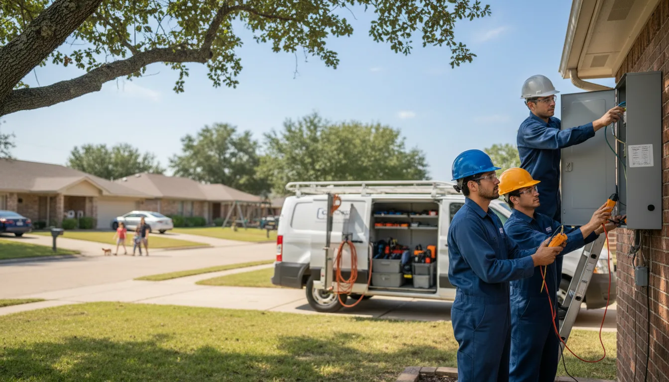 Certified electrician providing emergency electrical services in Sharon, ND